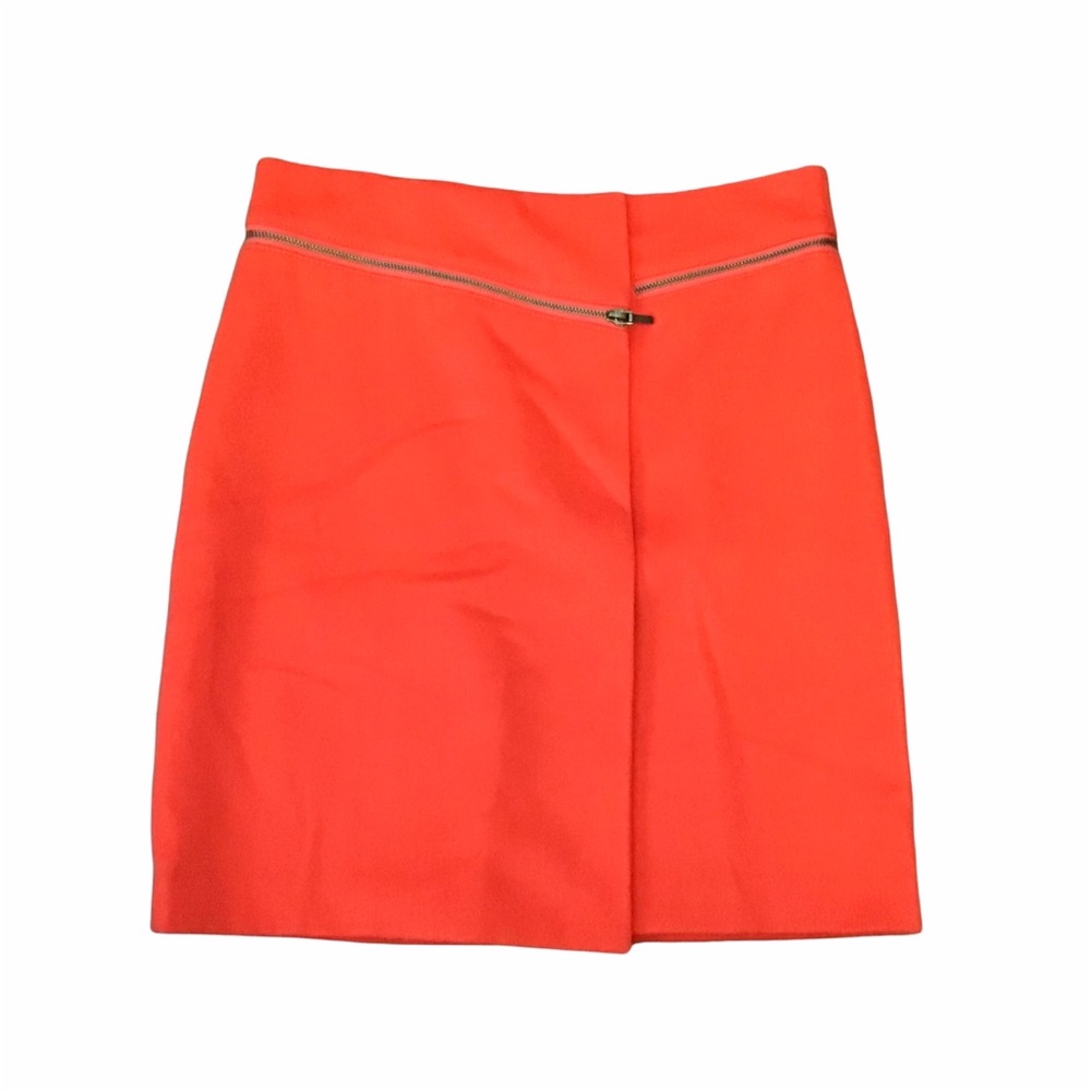 Tory Burch 2 Rosin 100% Brushed Wool Skirt